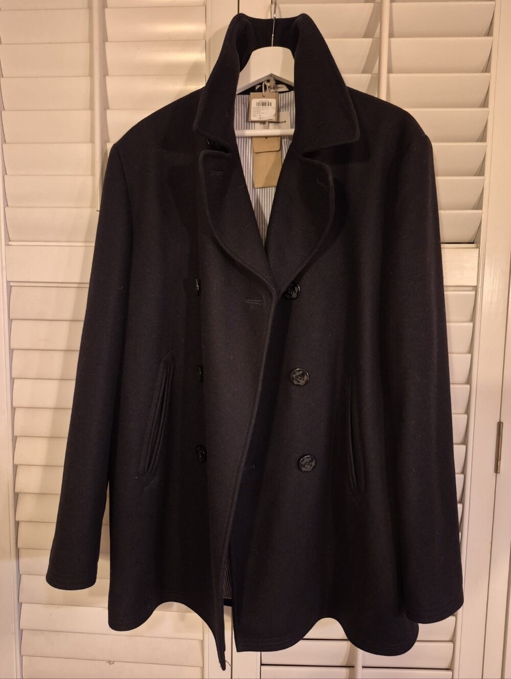Club Monaco Men's Wool Pea Coat